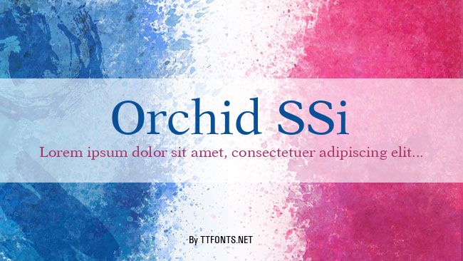 Orchid SSi example